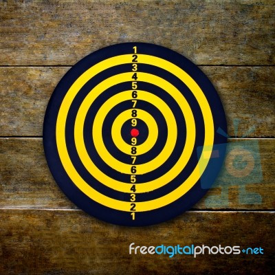 Dart Board Stock Photo