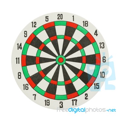 Dartboard Stock Photo