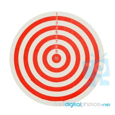 Dartboard Stock Photo