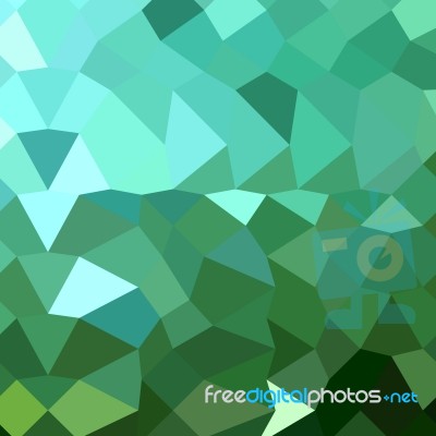 Dartmouth Green Abstract Low Polygon Background Stock Image