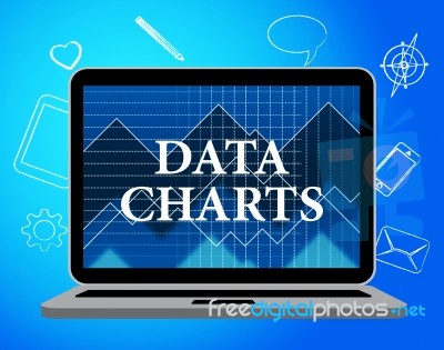 Data Charts Represents Web Site And Facts Stock Image