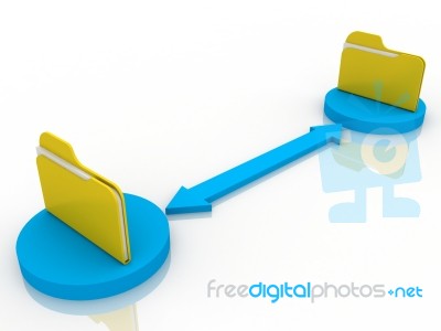 Data Network Stock Image