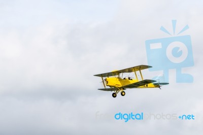 De Havilland Dh82a Tiger Moth Stock Photo