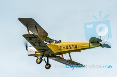 De Havilland Dh82a Tiger Moth Stock Photo