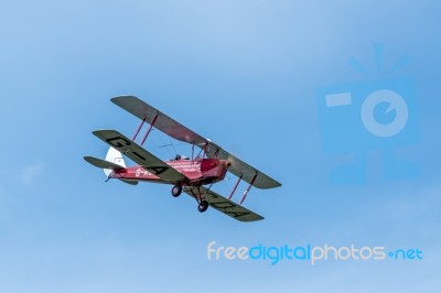 De Havilland Dh82a Tiger Moth Stock Photo