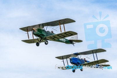 De Havilland Dh82a Tiger Moth Stock Photo