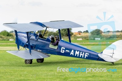 De Havilland Dh82a Tiger Moth Stock Photo