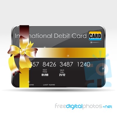 Debit Card Stock Image