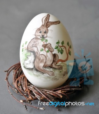 Decorative Easter Egg Stock Photo