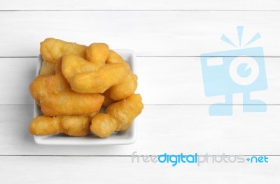 Deep Fried Dough Stick Stock Photo