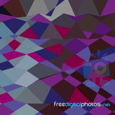 Deep Magenta Abstract Low Polygon Background Stock Image