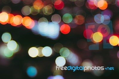 Defocused Bokeh Lights For Background Stock Photo