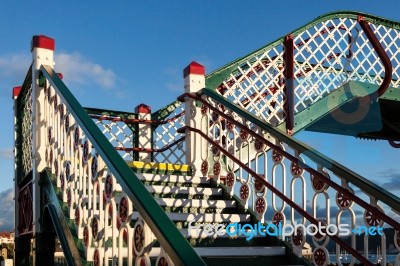 Deganwy Railway Bridge Stock Photo