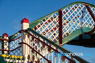 Deganwy Railway Bridge Stock Photo