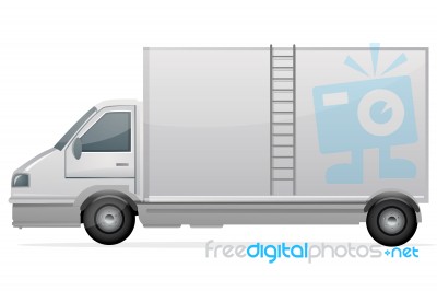 Delivery Truck Stock Image