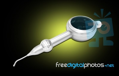 Dental Air Polisher Handpiece Stock Image