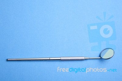 Dental Mirror Stock Photo