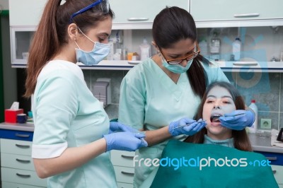 Dental Operation Stock Photo