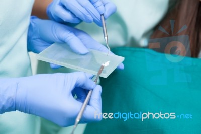 Dental Operation Stock Photo