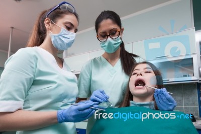 Dental Operation Stock Photo