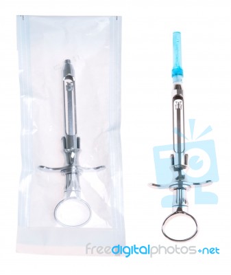 Dental Syringe Stock Photo