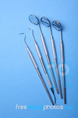 Dental Tools Stock Photo