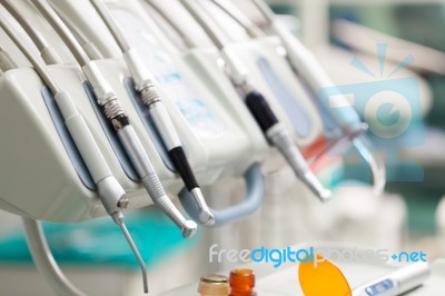 Dental Tools Stock Photo