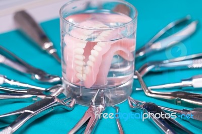 Dental Tools Stock Photo