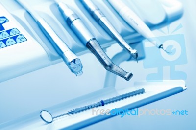 Dental Tools Stock Photo