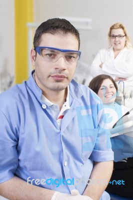 Dentist Team Stock Photo