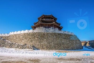 Deogyusan Mountains Is Covered By Snow In Winter,south Korea Stock Photo