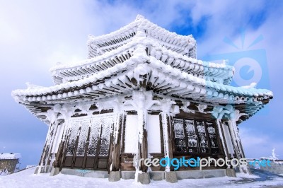 Deogyusan Mountains Is Covered By Snow In Winter,south Korea Stock Photo