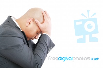 Depressed Male Stock Photo