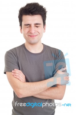 Depressed Man Stock Photo