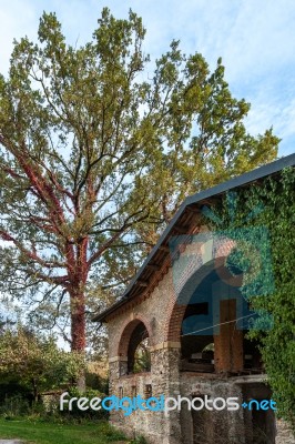 Derelict Building In Parco Di Monza Stock Photo