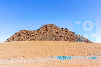 Desert Landscape Near Sesriem In Namibia Stock Photo