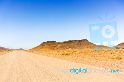 Desert Near Sesriem In Namibia Stock Photo