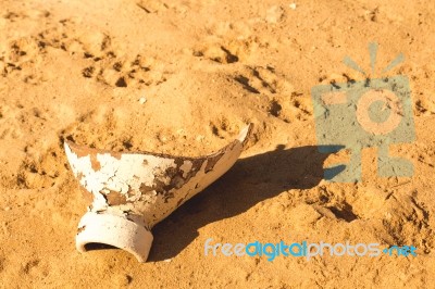 Desert Sand Pattern Texture Stock Photo