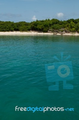 Deserted Beach Stock Photo