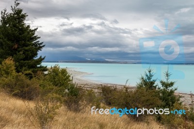 Deserted Shoreline Stock Photo