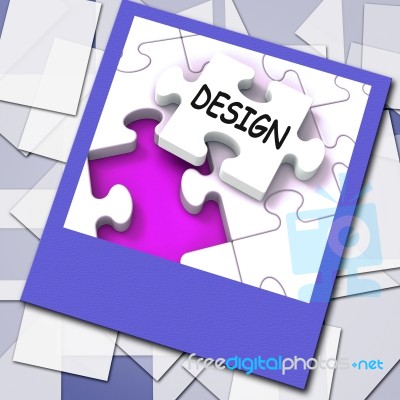 Design Photo Means Online Designing And Planning Stock Image