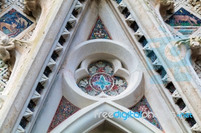 Detail Buxton Memorial Fountain In Victoria Tower Gardens Stock Photo