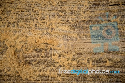 Detail Of An Old Wooden Worn Stock Photo