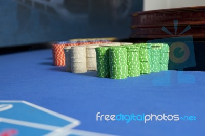 Detail Of Roulette Table Stock Photo