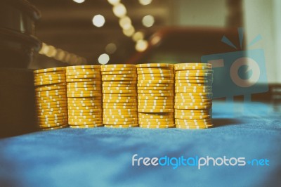 Detail Of Roulette Table Stock Photo