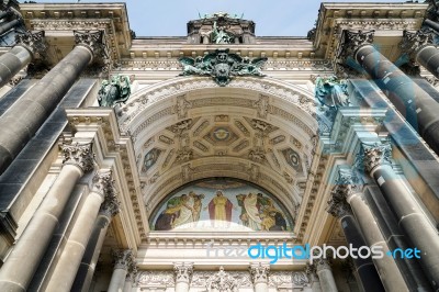 Detail Of The Cathedral In Berlin Stock Photo