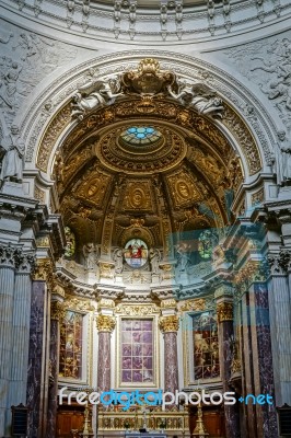 Detail Of The Cathedral In Berlin Stock Photo