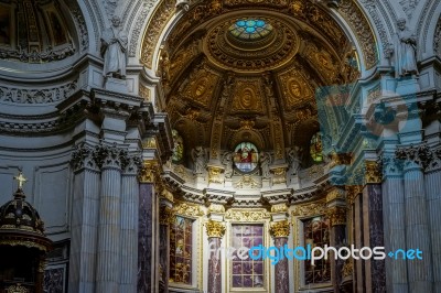 Detail Of The Cathedral In Berlin Stock Photo