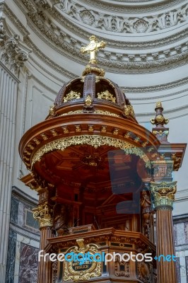 Detail Of The Cathedral In Berlin Stock Photo