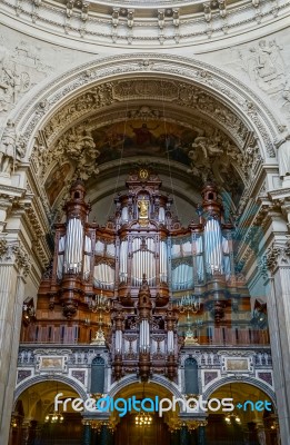 Detail Of The Cathedral In Berlin Stock Photo